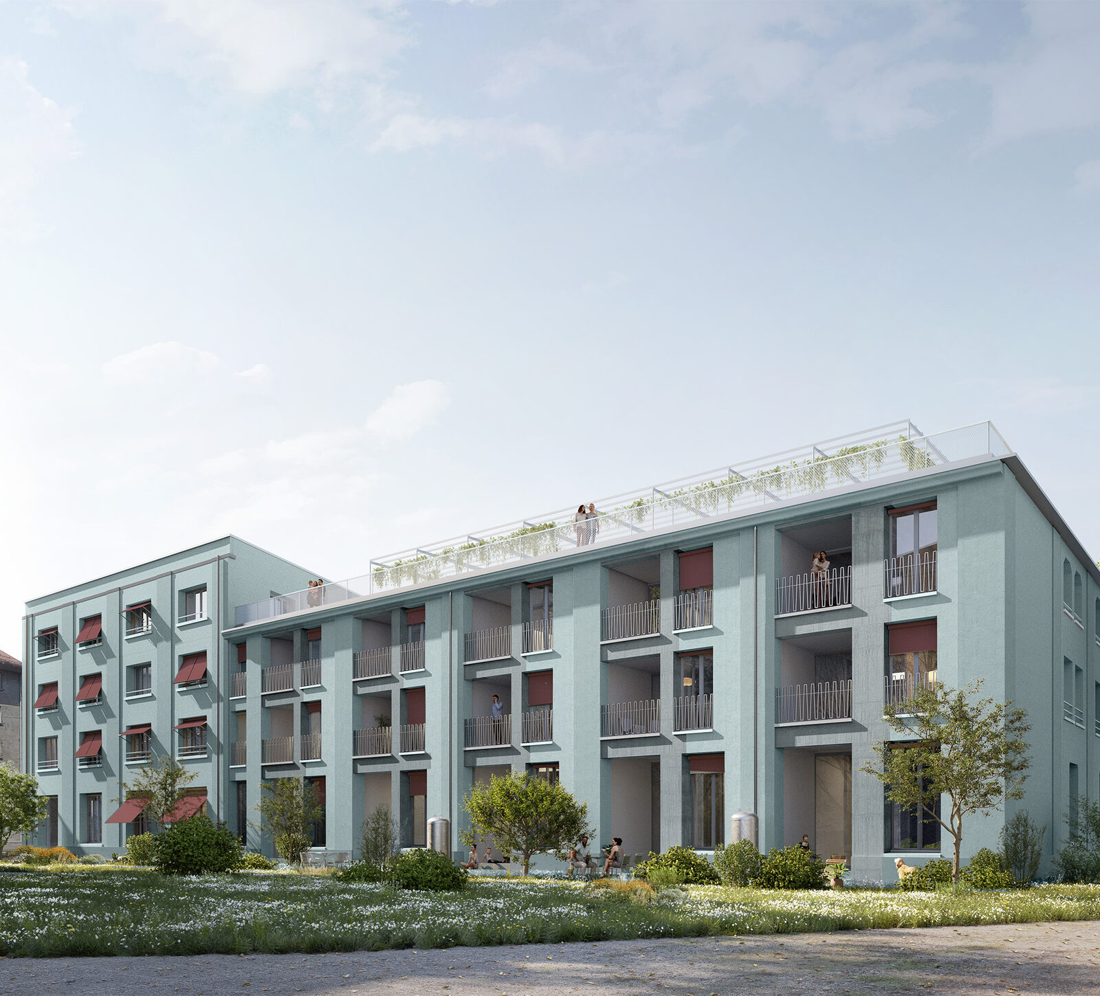 Mietwohnungen an der Hüningerstrasse 40