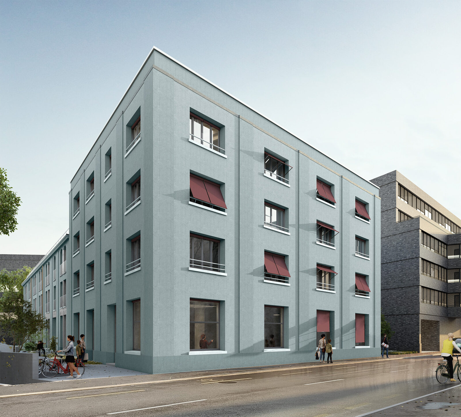 Gewerbe- und Wohnräume an der Hüningerstrasse 40