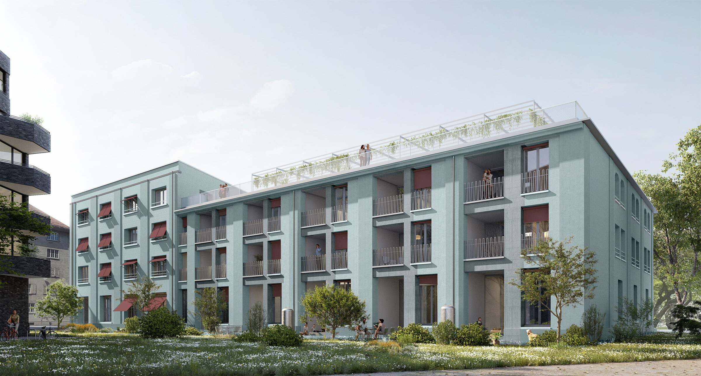 Hüningerstrasse 40 – Wohn- und Gewerbeprojekt im Volta-Quartier Basel